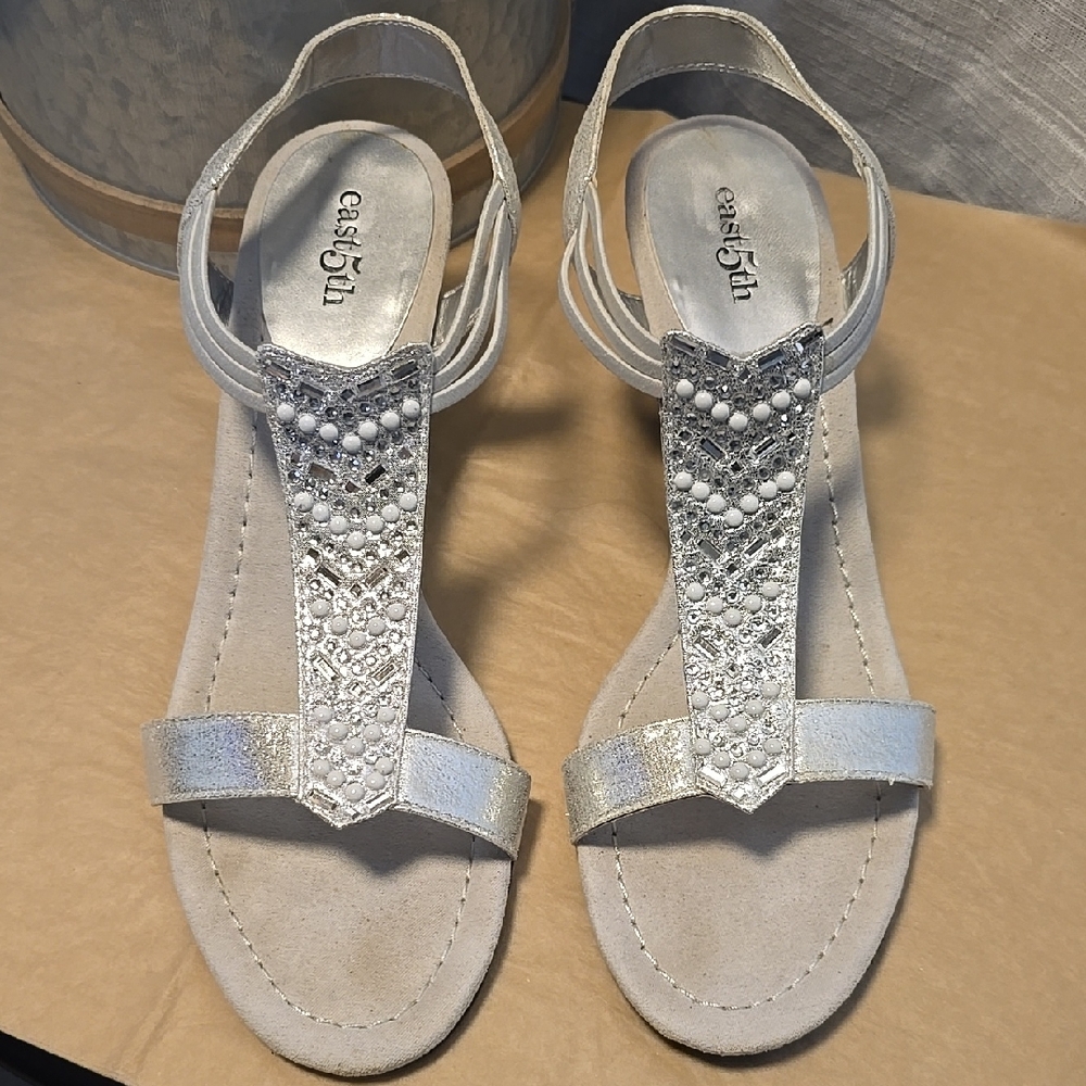 ❤️Elegant Silver Sandals